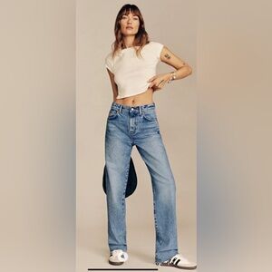 Reformation "Val 90's Midrise Straight" jeans - size 27